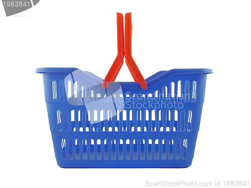 Image of blue shopping basket