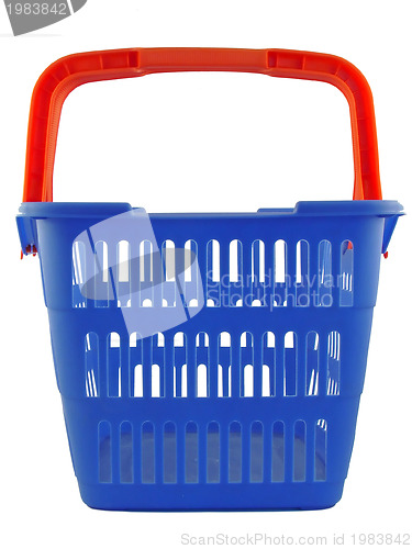 Image of blue shopping basket