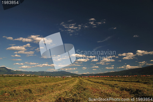 Image of sunny day and dramatic sky...