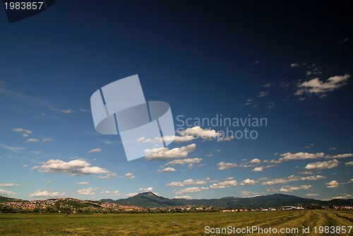 Image of sunny day and dramatic sky...