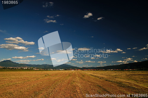 Image of sunny day and dramatic sky...