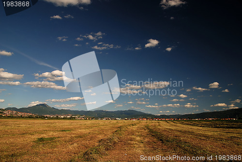 Image of sunny day and dramatic sky...