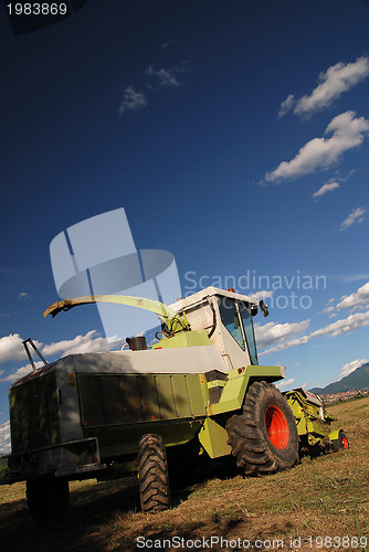 Image of tractor on farm