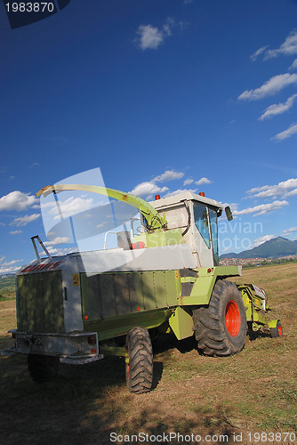 Image of tractor on farm