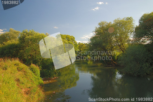 Image of silence on river