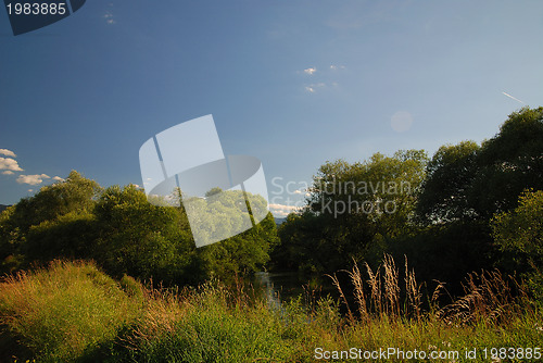 Image of silence on river