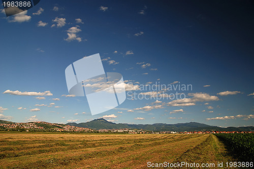 Image of sunny day and dramatic sky...