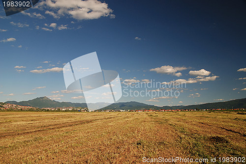 Image of sunny day and dramatic sky...