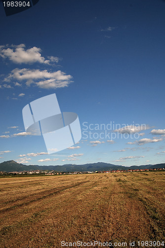 Image of sunny day and dramatic sky...