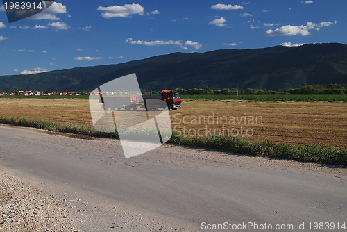 Image of truck on farmland