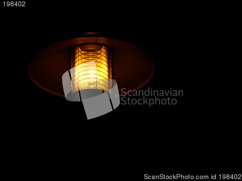 Image of Park lamp, nightshoot.