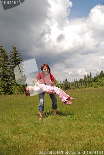 Image of playing games in nature