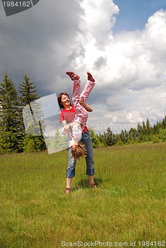 Image of playing games in nature