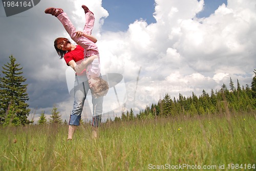 Image of playing games in nature