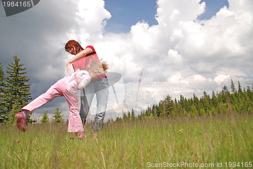 Image of playing games in nature