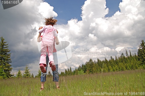 Image of playing games in nature