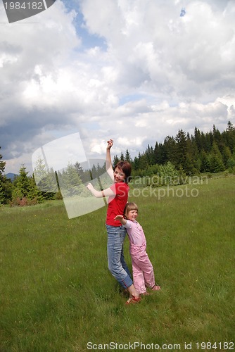 Image of playing games in nature