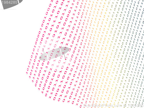 Image of binary numbers