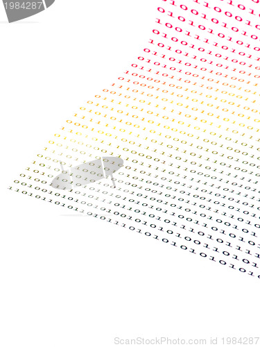 Image of binary numbers