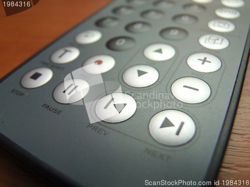 Image of thin remote closeup