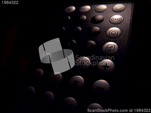 Image of thin remote closeup