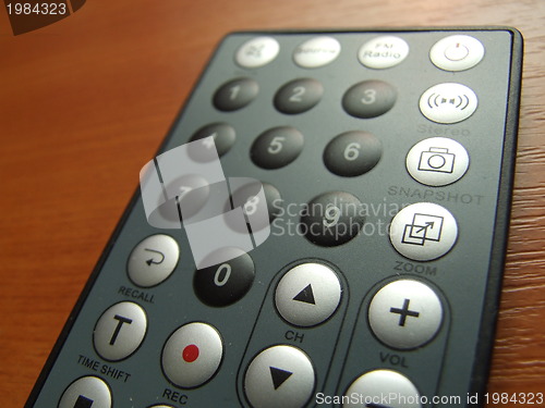 Image of thin remote closeup