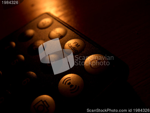 Image of thin remote closeup