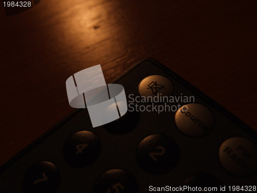 Image of thin remote closeup