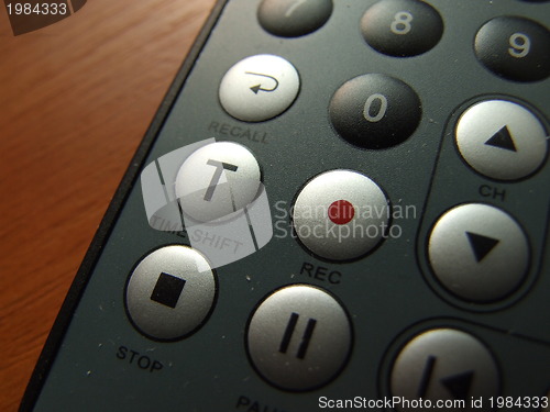 Image of thin remote closeup