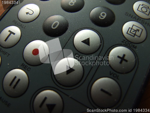 Image of thin remote closeup