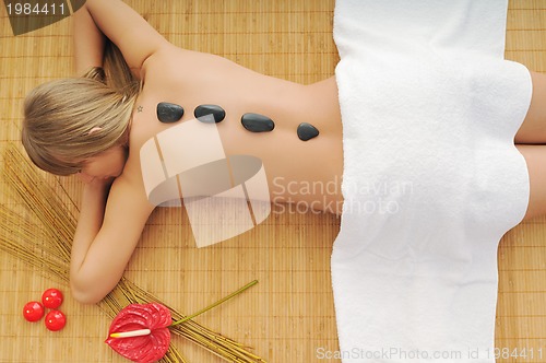 Image of Massage with hot volcanic stones