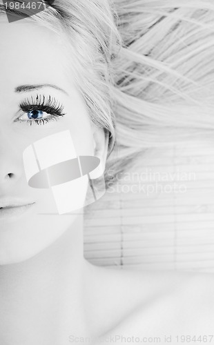 Image of woman beauty isolated on white