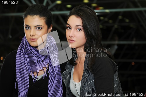 Image of young woman indoor