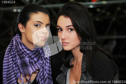 Image of young woman indoor