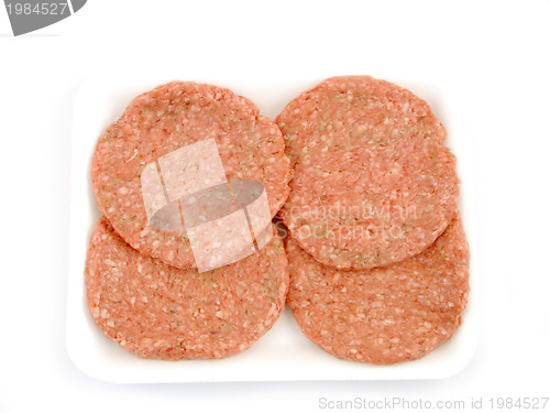 Image of fresh hamburger