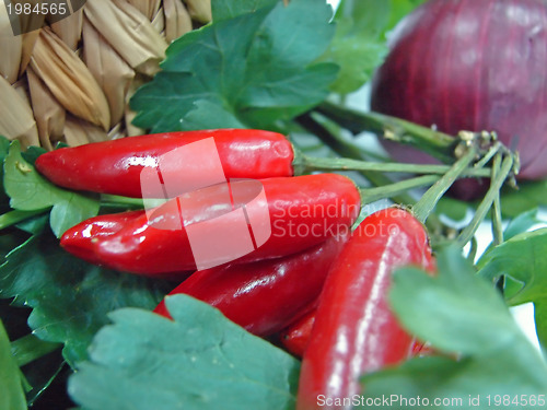 Image of red hot pepper