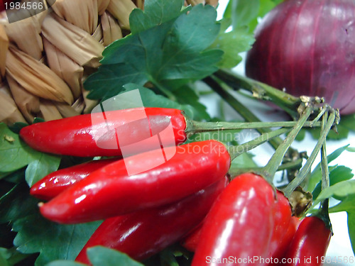 Image of red hot pepper