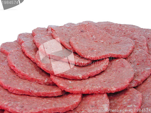 Image of fresh hamburger