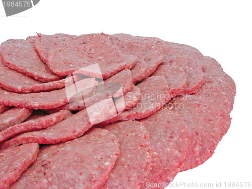 Image of fresh hamburger