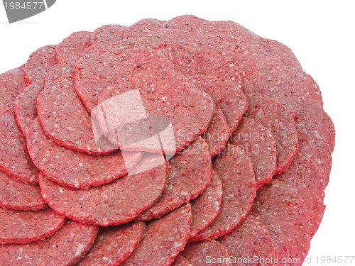 Image of fresh hamburger