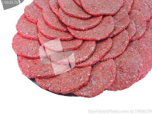 Image of fresh hamburger