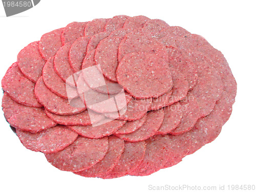 Image of fresh hamburger