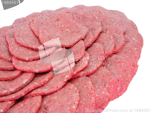 Image of fresh hamburger