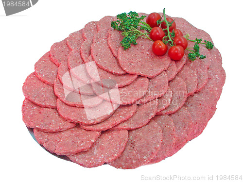 Image of fresh hamburger