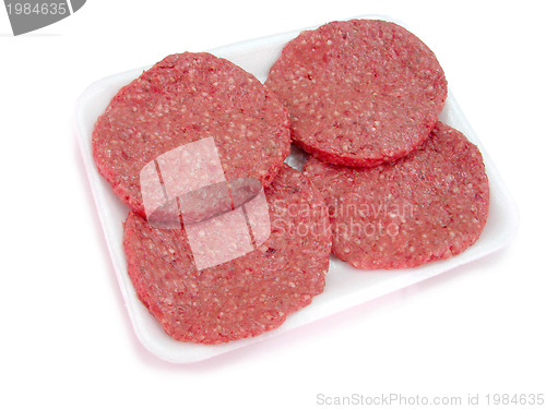 Image of fresh hamburger