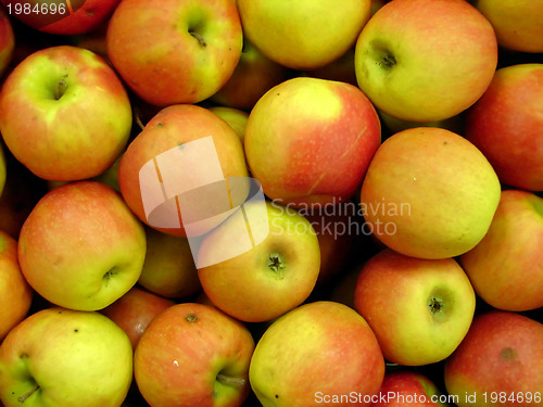 Image of red apple background