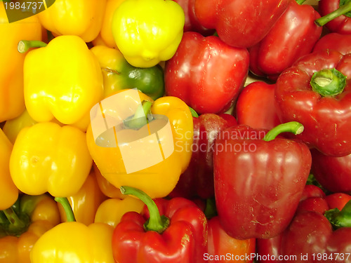 Image of peppers background
