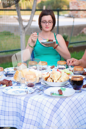 Image of outside lunch