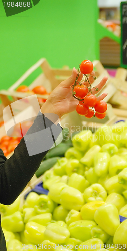 Image of buying tomato