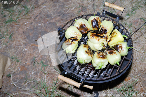 Image of barbecued peppers